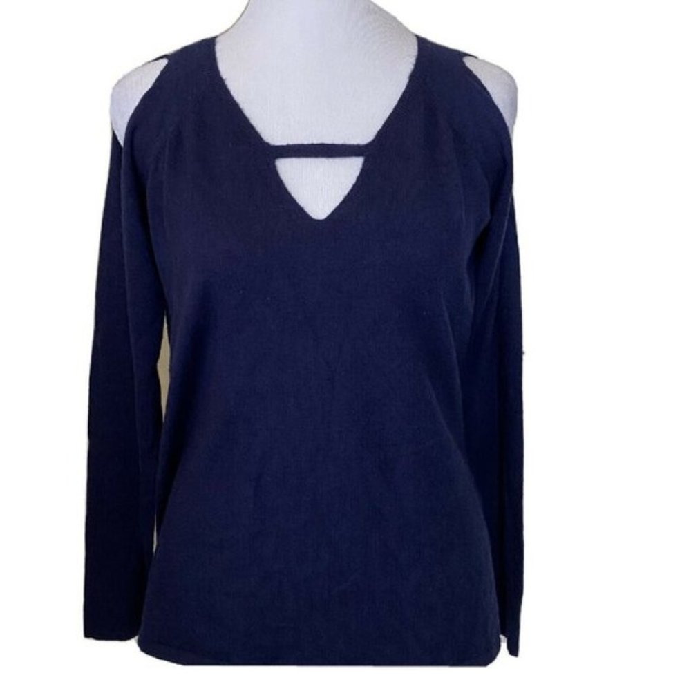 Devotion by Cyrus Red Cut-Out Sweater